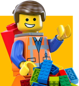 LEGO Legend of the Brick Keeper 2026 STEM Camp theme icon showing lego character with building blocks
